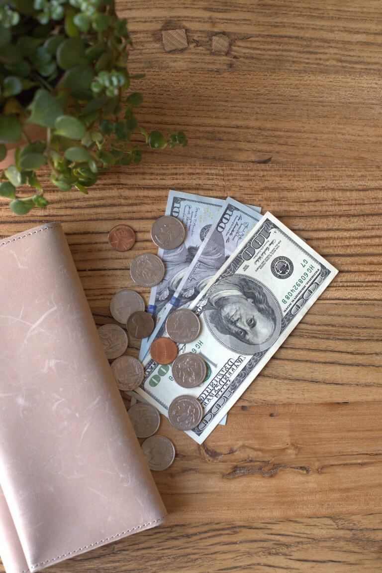 cash and wallet