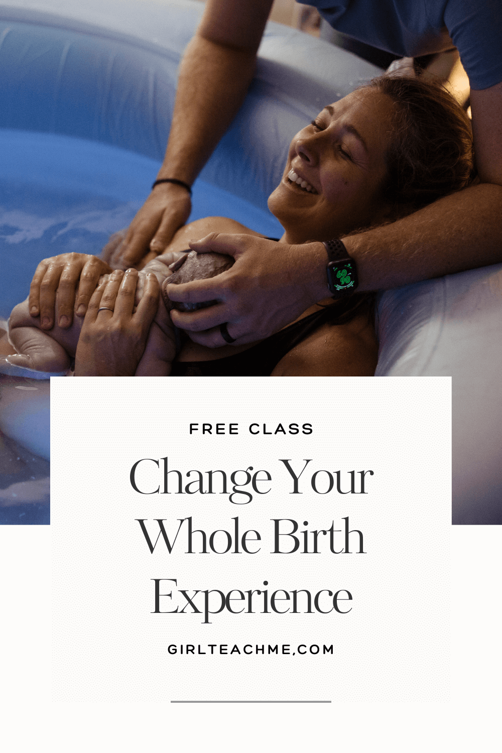 Free birth class graphic