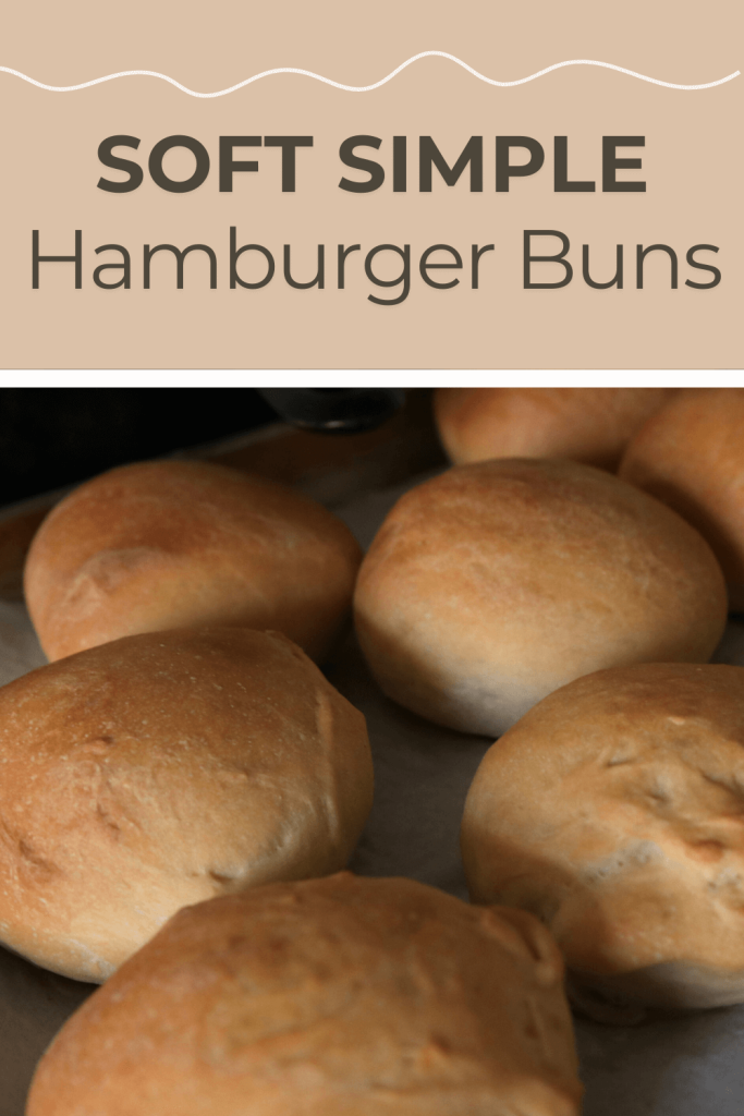 soft and simple sourdough hamburger buns Pinterest