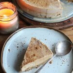 pumpkin pie ice cream cake slice