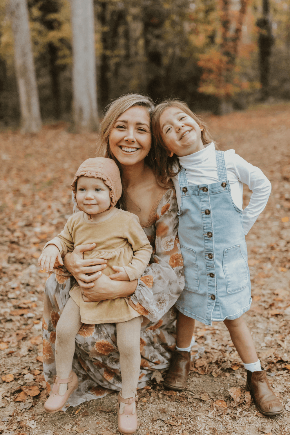 family photo outfit for mom and daughters
