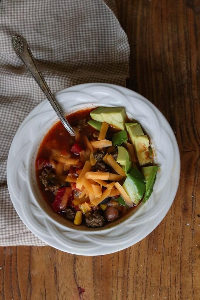 7 can taco soup