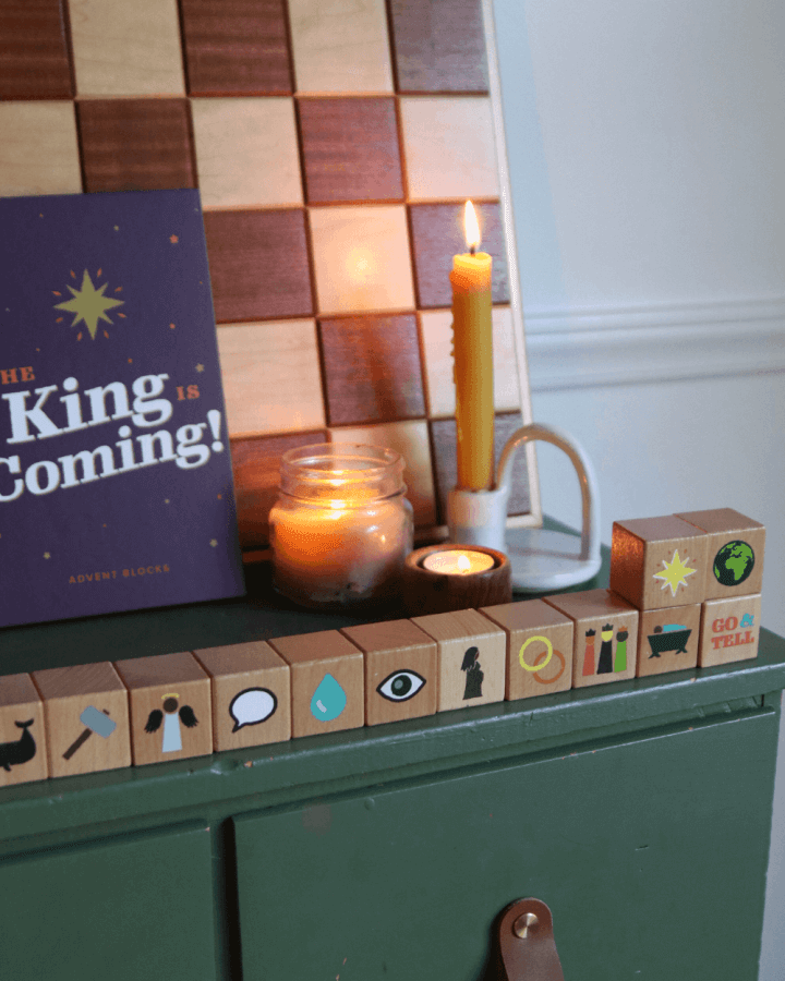 advent blocks for advent season