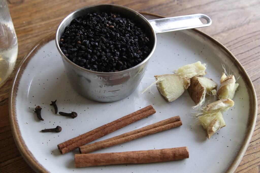 Elderberry Syrup Ingredients