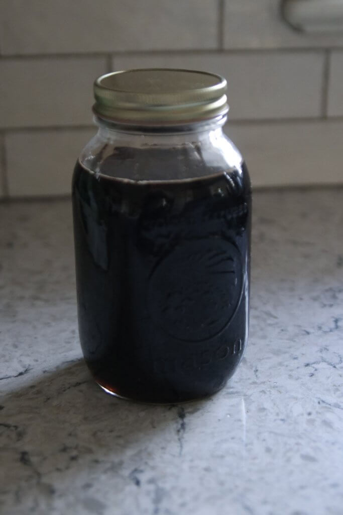 Elderberry Syrup Jar