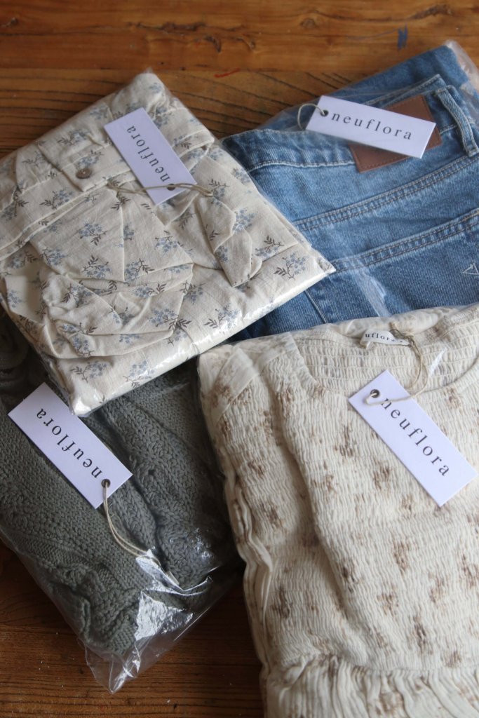 Neuflora items in bags