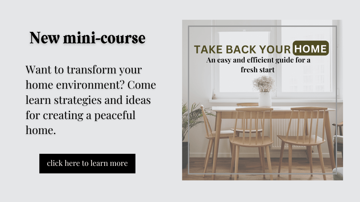 Take back your home graphic