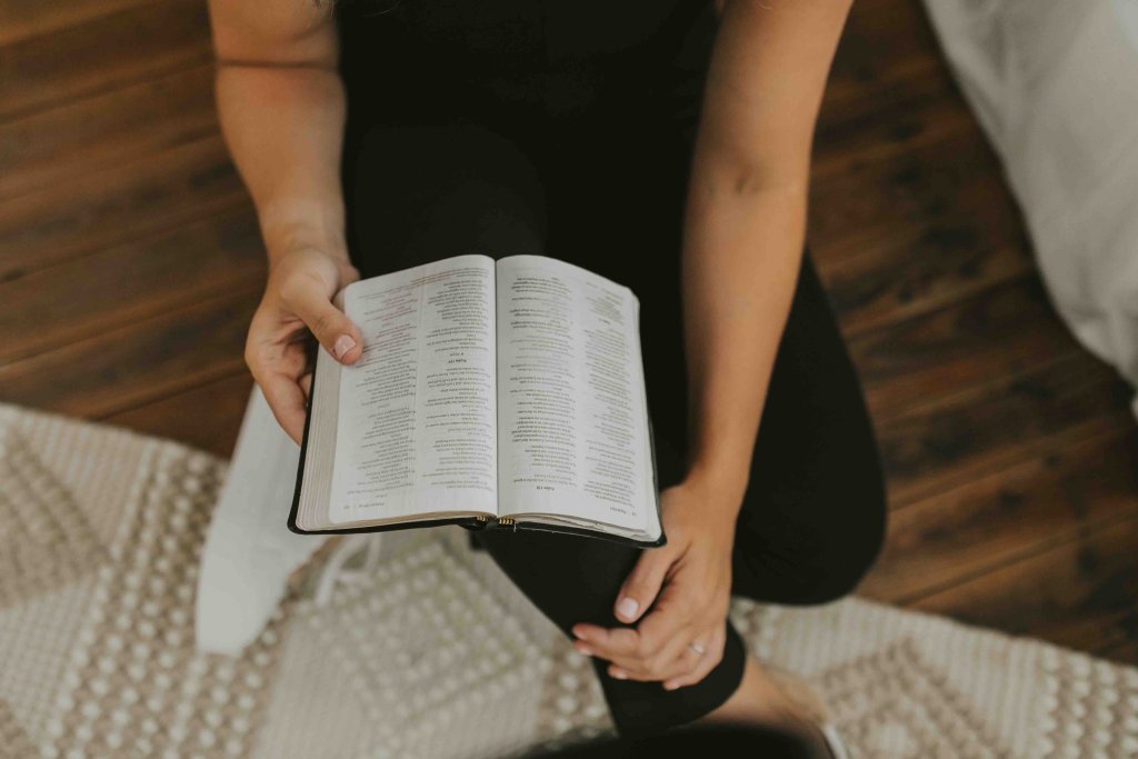 Lana Reading the Bible